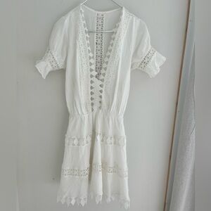 Peixoto White Ora Dress Medium